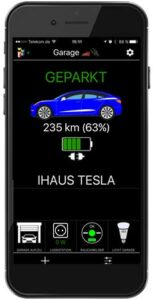 Alle Tesla-Elektroautos sind über die App steuerbar. (Bild: iHaus)