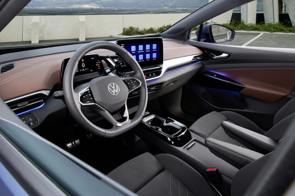Der ID.5 baut auf der besonders raumsparenden Architektur des Modularen E-Antriebsbaukastens (MEB) von Volkswagen auf.