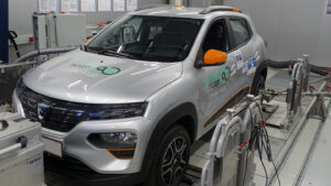 Der Dacia Spring erreicht im Green NCAP Test die Höchstwertung von fünf Sternen.